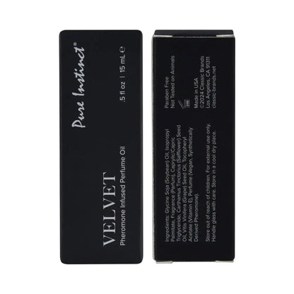 Pure Instinct Pheromone Perfume Oil Velvet Dropper 0.5 oz.  Pheromones