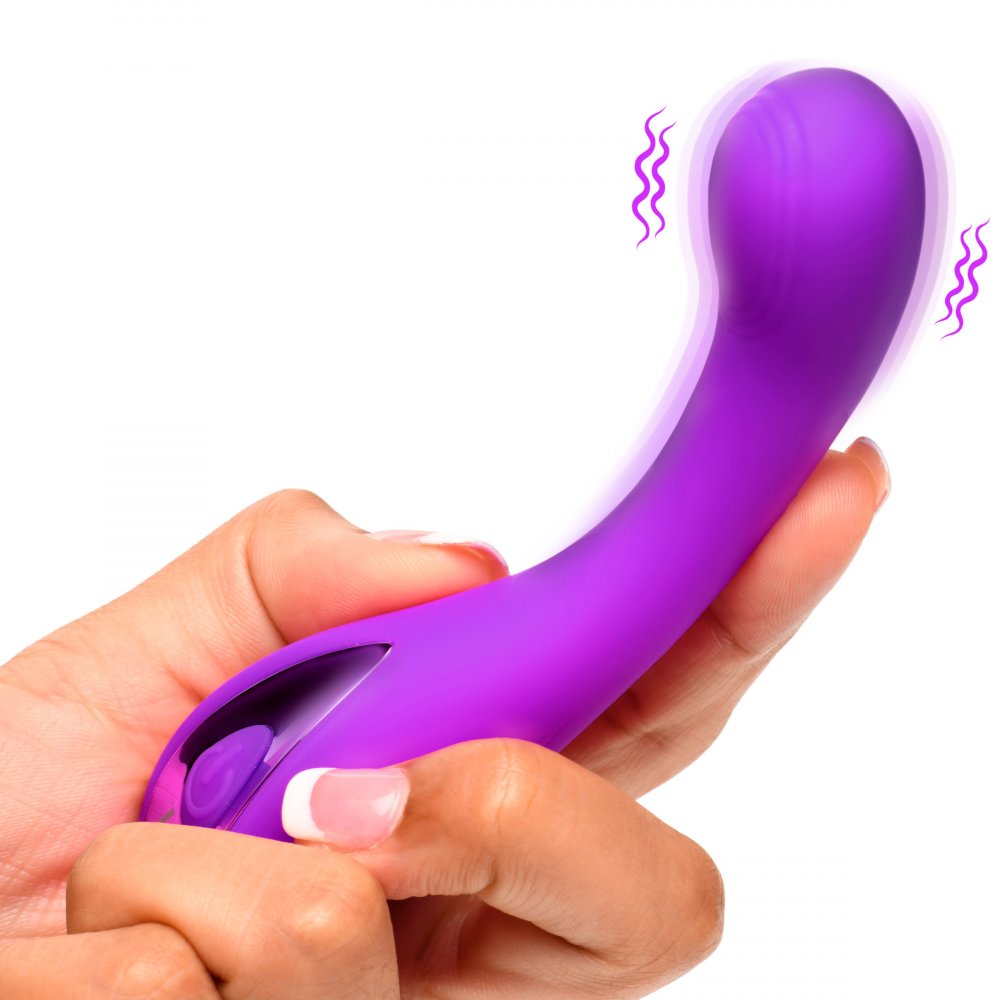 Purple Toy Target G-Spot Silicone Vibrator - Purple  Vibrating Toys