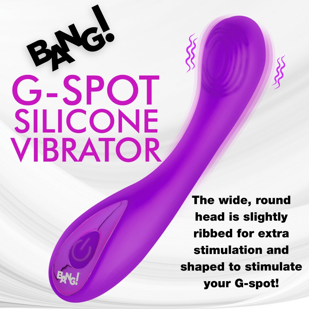 Purple Toy Target G-Spot Silicone Vibrator - Purple  Vibrating Toys