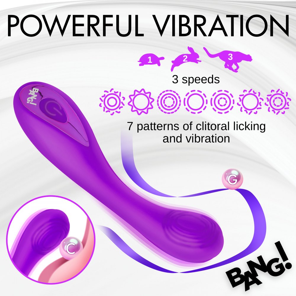 Purple Toy Target G-Spot Silicone Vibrator - Purple  Vibrating Toys