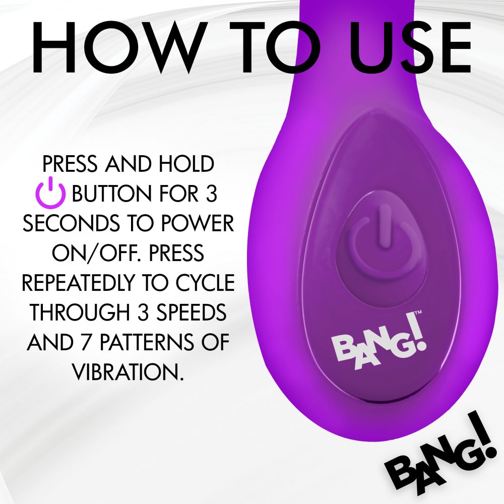 Purple Toy Target G-Spot Silicone Vibrator - Purple  Vibrating Toys