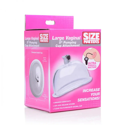 Pussy Pump Large Vaginal 5 inch Pumping Cup Attachment  Enlargement Gear and Pumps