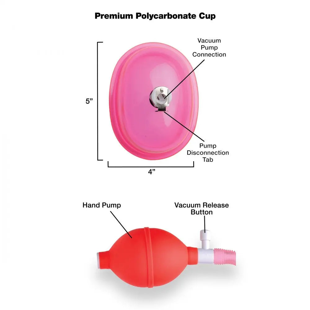 Pussy Pump Vaginal Pump with 5 Inch Large Cup  Enlargement Gear and Pumps