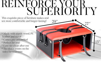 Queening Chair Exquisite BDSM Throne for Femdom Facesitting Play  Dungeon Furniture and Accessories