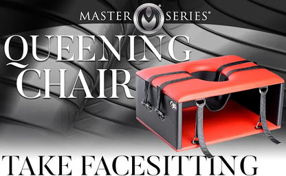 Queening Chair Exquisite BDSM Throne for Femdom Facesitting Play  Dungeon Furniture and Accessories