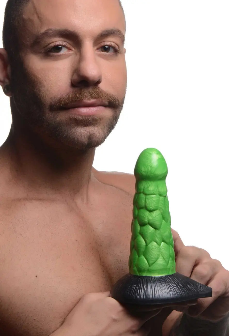 Radioactive Scaly Reptile Dildo Thick Silicone Fantasy Dildos Creature Dildos  Fantasy Dildos