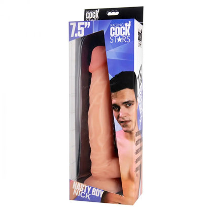 Raging Cockstars Nasty Boy Nick 7.5 Inch Realistic Dildo  Realistic Dildos