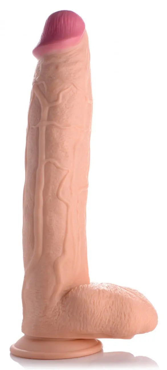 Raging Rhino 17 Inch Veiny Dildo - Flesh  Huge Dildos