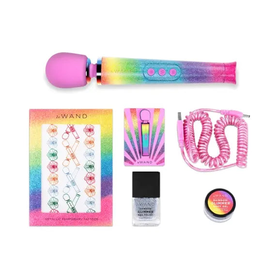 Rainbow Ombre Petite Massager  Vibrators