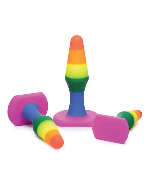 Rainbow Ready Silicone Anal Training Sex Toy Set Stretching Butt Plugs  Anal Plug Sex Toy