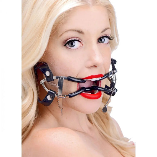 Ratchet Style Jennings Mouth Gag with Strap Bondage BDSM Gag  Medical