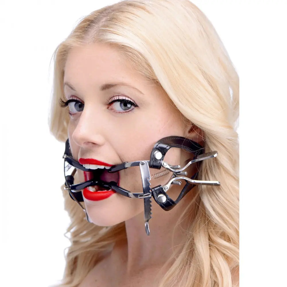 Ratchet Style Jennings Mouth Gag with Strap Bondage BDSM Gag  Medical