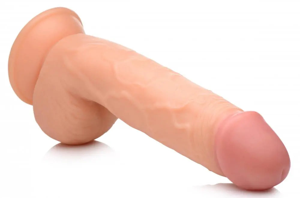 Realistic Dildo 8.25 Inch Dildo with Balls - Light  Dildos