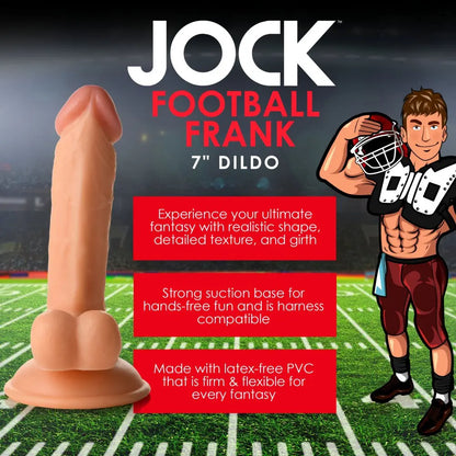 Realistic Dildo Football Frank 6.75 Inch Dildo  Dildos