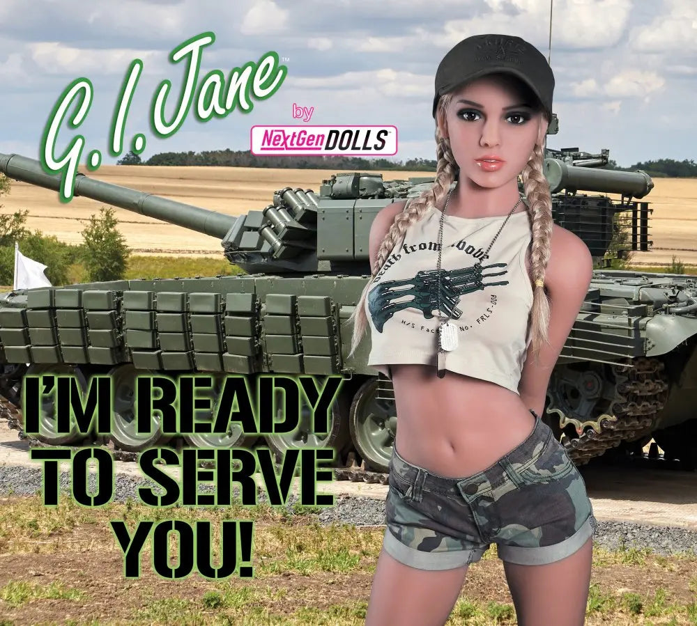Realistic Sex Doll - GI Jane Fantasy Full Size Love Doll  Sex Doll