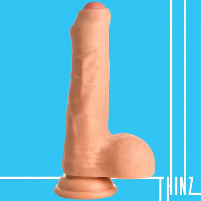 Realistic Uncircumcised Dildo 7 Inch Uncut Dildo with Balls  Dildos