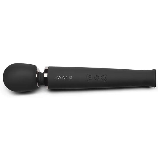 Rechargeable Vibrating Massager - Black  Vibrators