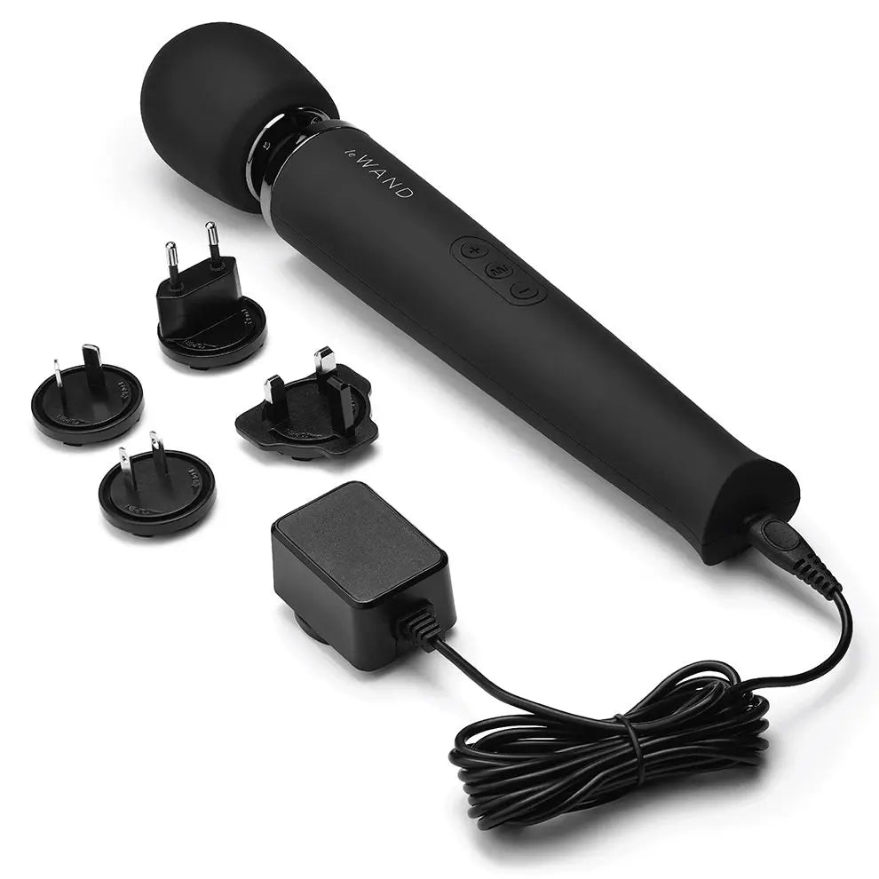 Rechargeable Vibrating Massager - Black  Vibrators