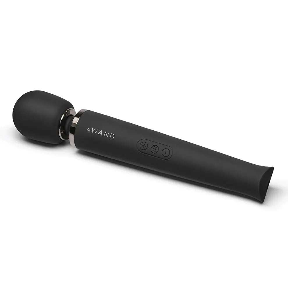 Rechargeable Vibrating Massager - Black  Vibrators