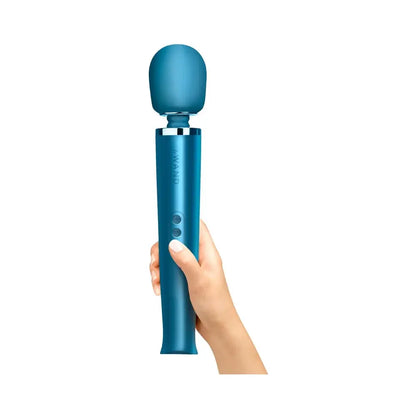 Rechargeable Vibrating Wand Massager Sex Toy - Pacific Blue  Wand Vibrator