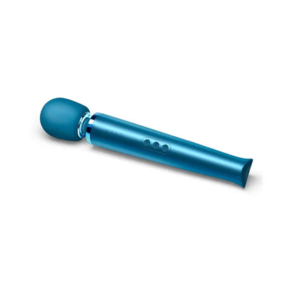 Rechargeable Vibrating Wand Massager Sex Toy - Pacific Blue  Wand Vibrator