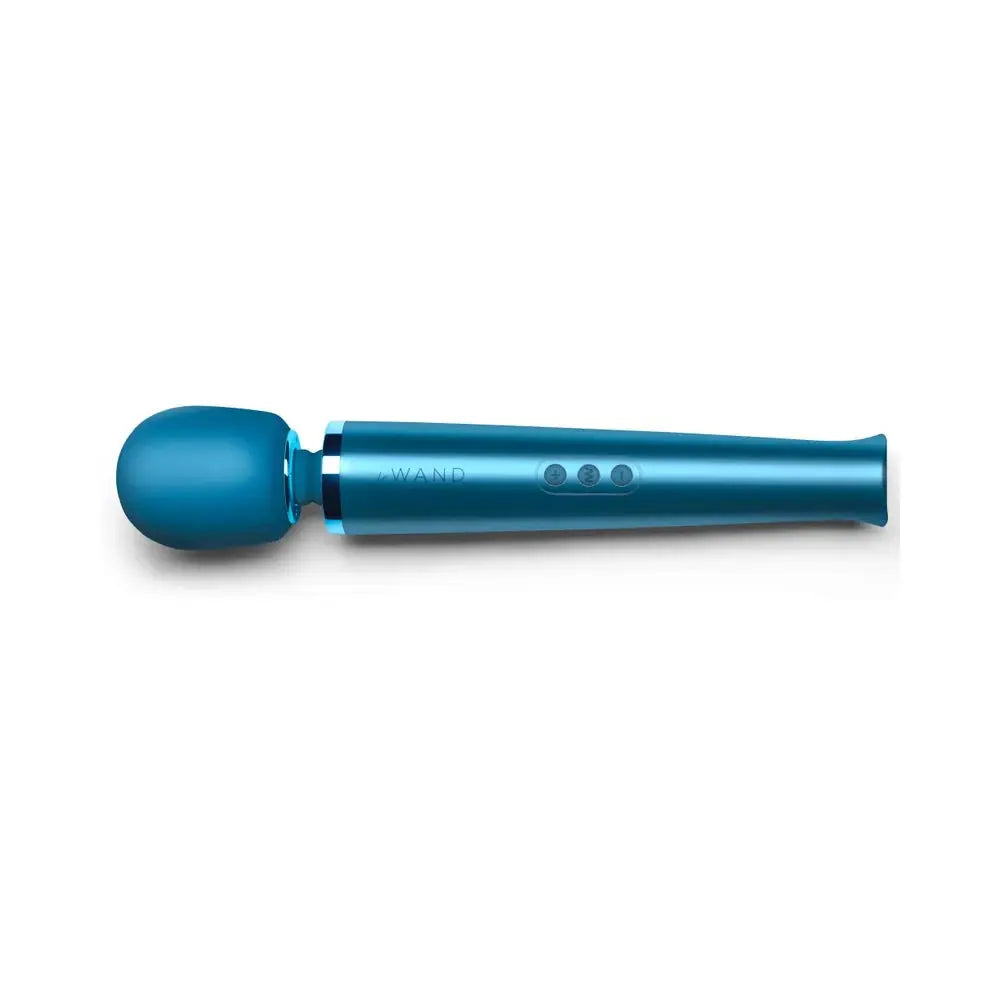 Rechargeable Vibrating Wand Massager Sex Toy - Pacific Blue  Wand Vibrator