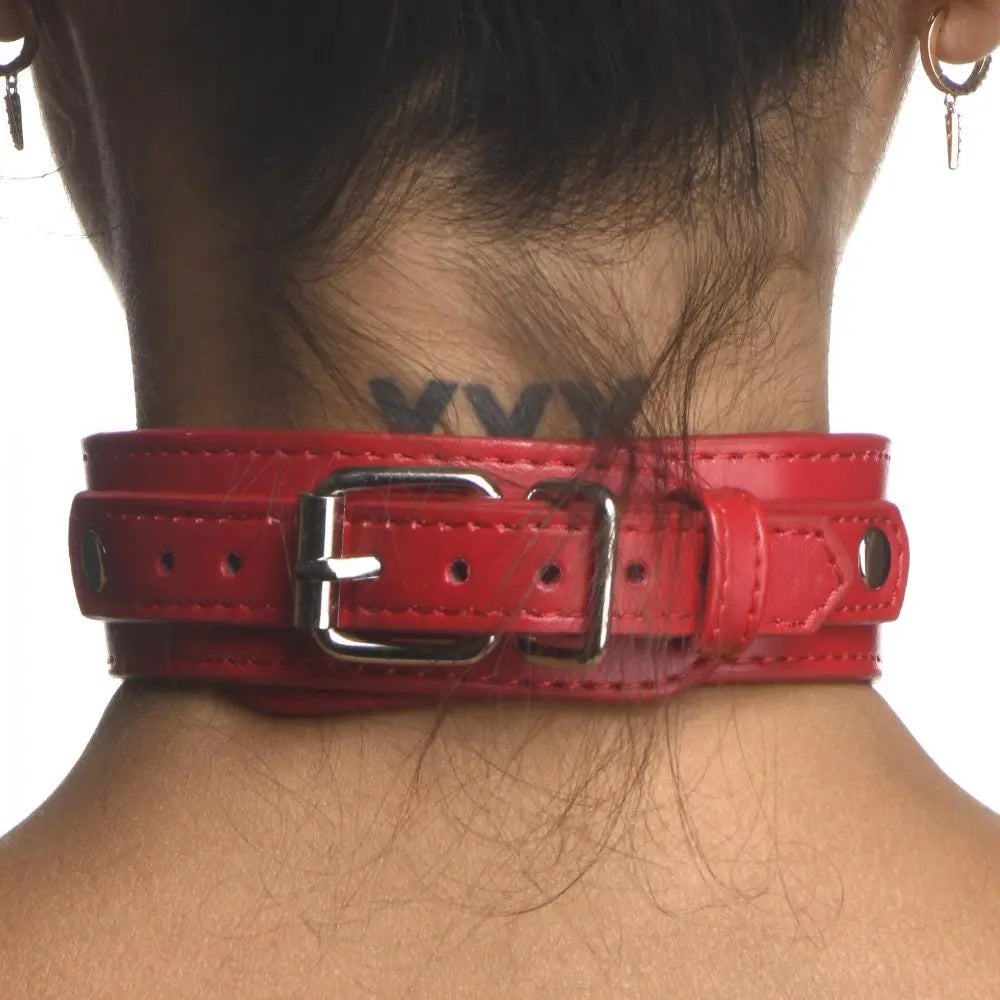 Red Female Chest Bondage Harness- Small/Medium  Fetish Clothing and Lingerie