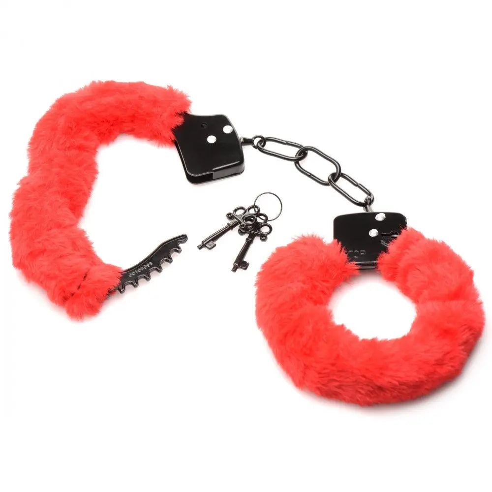 Red Furry Sex Handcuffs - Cuffed In Fur Furry Handcuffs  Restraints and Cuffs