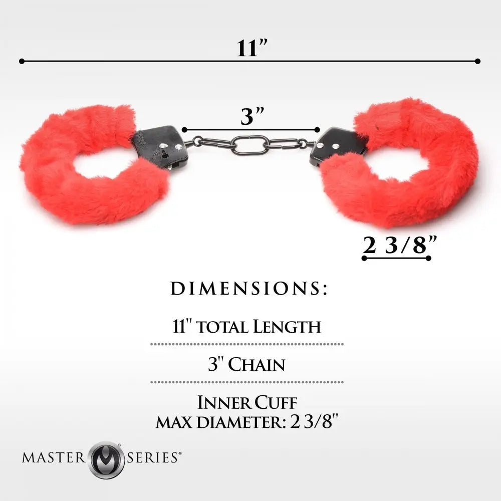 Red Furry Sex Handcuffs - Cuffed In Fur Furry Handcuffs  Restraints and Cuffs