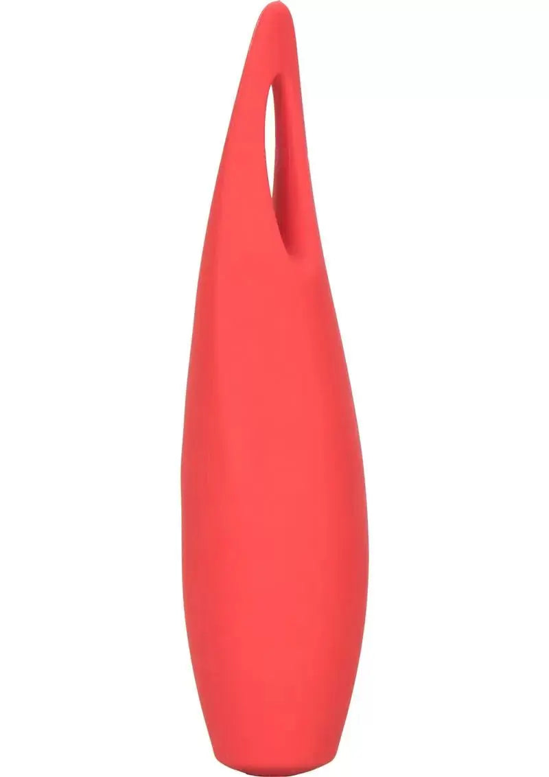 Red Hot Spark USB Rechargeable Silicone Massager Waterproof Red  Vibrating Toys