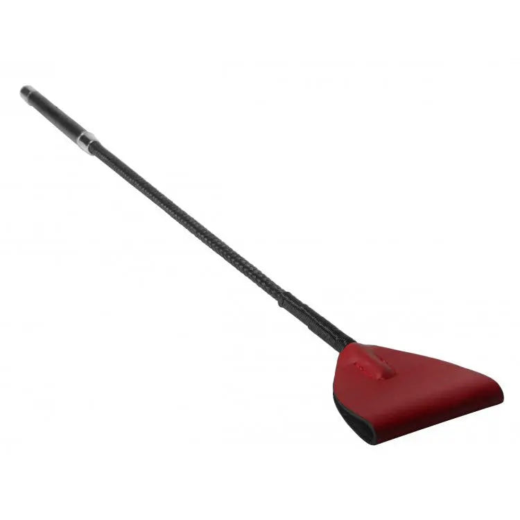 Red Leather Riding Crop  Impact Play