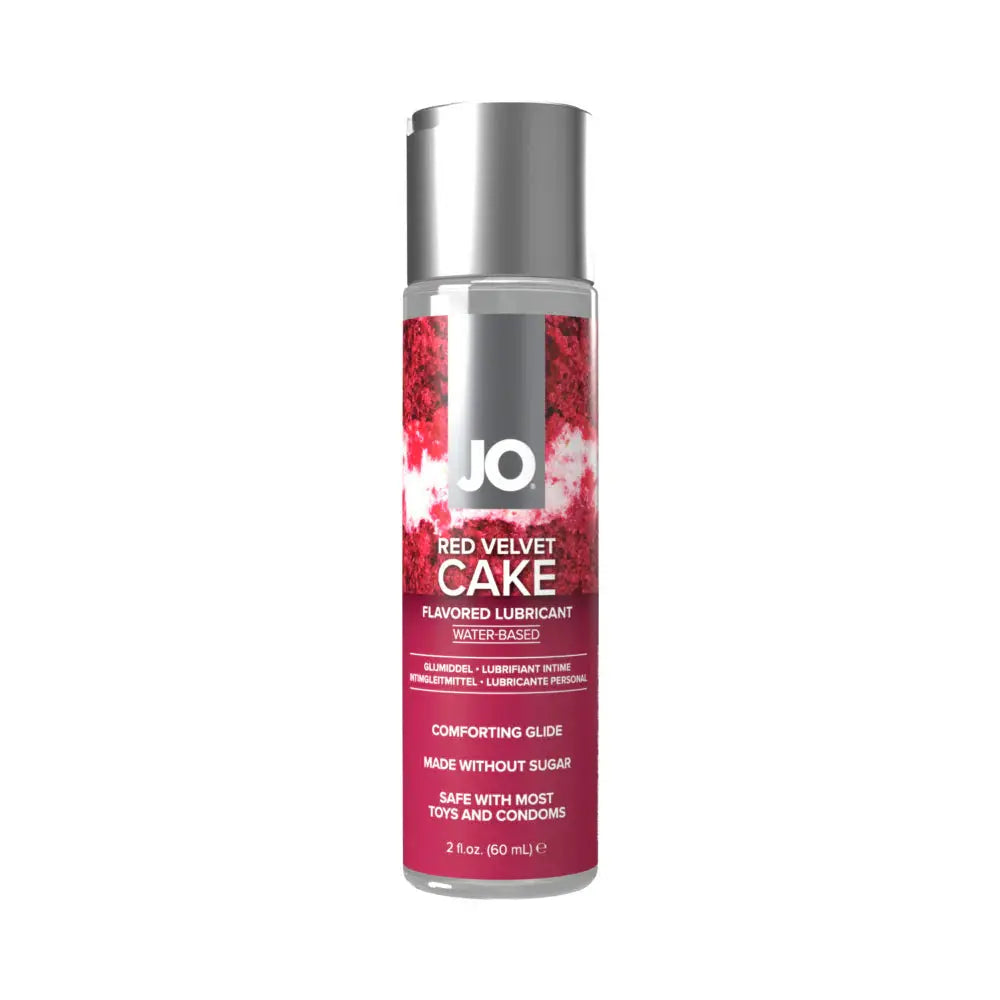 Red Velvet Lube JO H2O Red Velvet Cake Flavored Lubricant - 2 fl oz 60 mL  Lubes, Lotions and Accessories