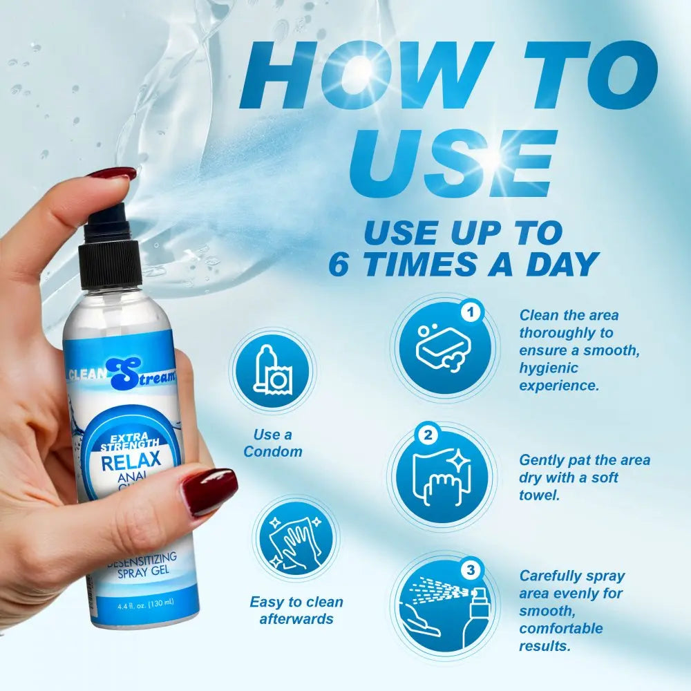 Relaxing Anal Lube - Relax Extra Strength Anal Lube - 4.4 oz  Lubes, Lotions and Accessories