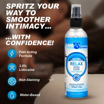 Relaxing Anal Lube - Relax Extra Strength Anal Lube - 4.4 oz  Lubes, Lotions and Accessories