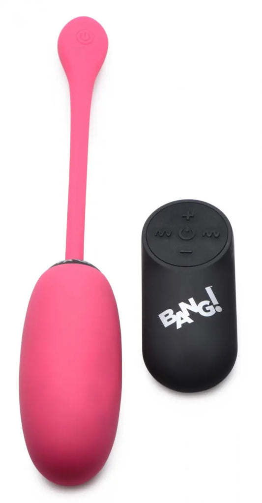 Remote Control 28X Silicone Plush Egg Vibrator Sex Toy - Pink  Bullet Vibrators