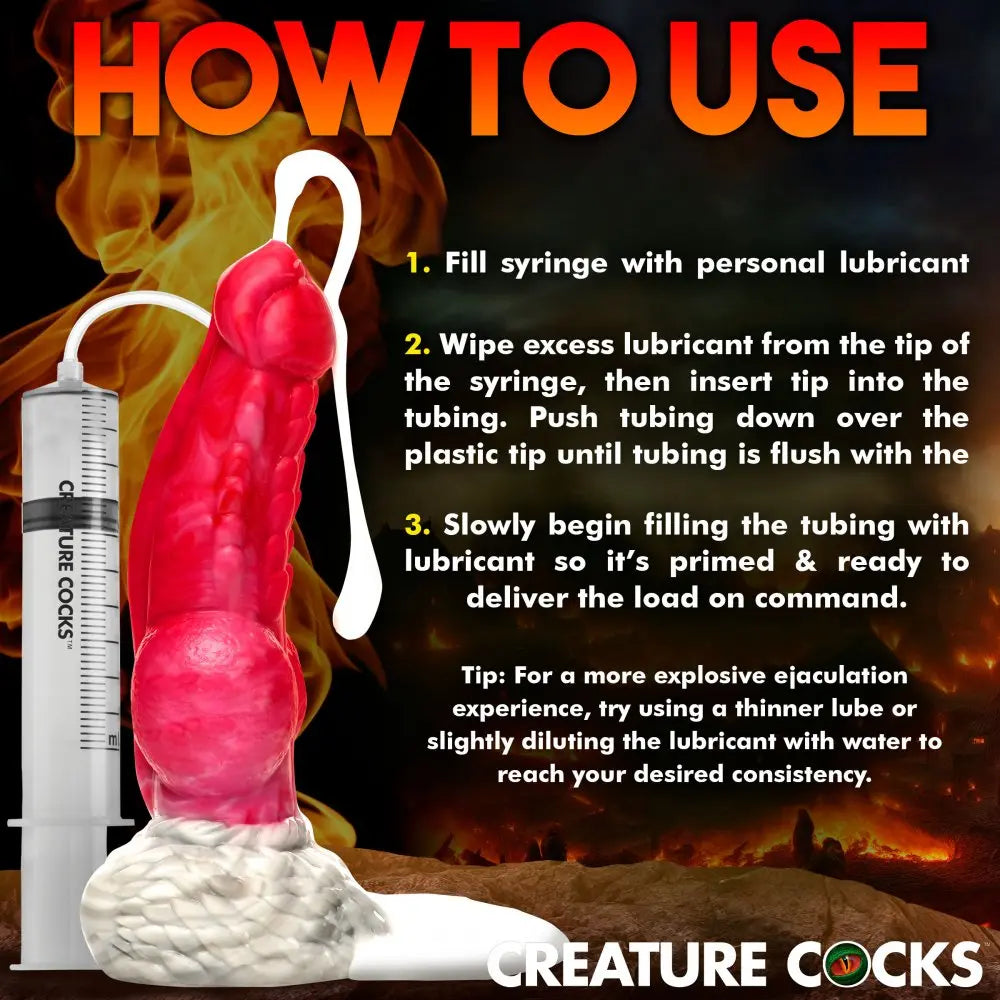 Resurrector Phoenix Squirting Dildo Silicone Creature Sex Toy  Squirting Dildos
