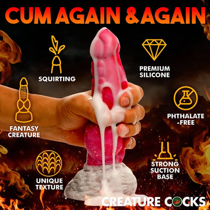 Resurrector Phoenix Squirting Dildo Silicone Creature Sex Toy  Squirting Dildos