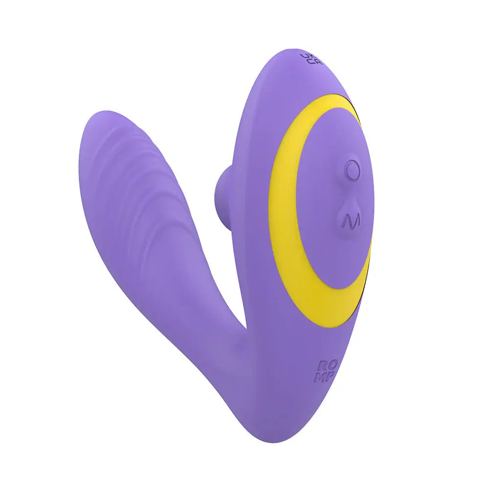 Reverb Rechargeable Silicone Clitoral and G-Spot Stimulator Purple  Rabbit Vibrators
