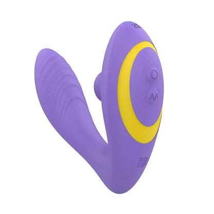 Reverb Rechargeable Silicone Clitoral and G-Spot Stimulator Purple  Rabbit Vibrators