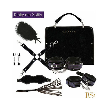 Rianne S Kinky Me Softly Bondage Kit Black  Fetish - Kits