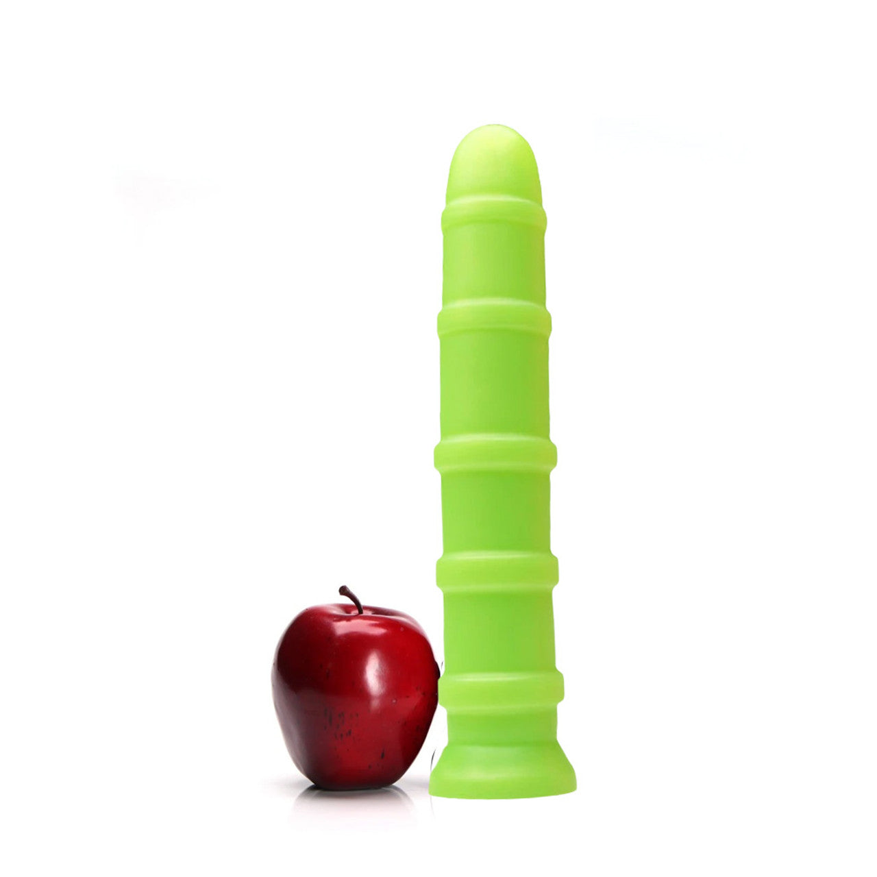 Ribbed Large Dildo Sex Toy Tantus Cisco Dildo Lime Body Safe Huge Anal Dildo  Dildos