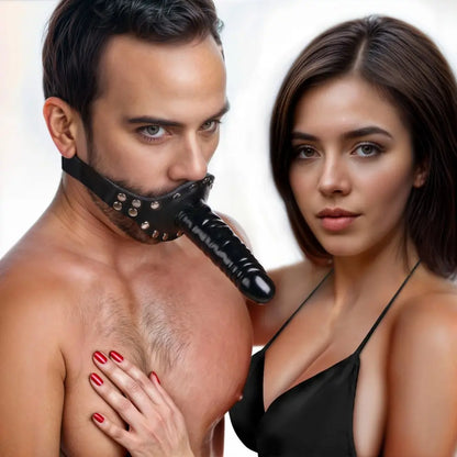 Ride Me Mouth Gag BDSM Penis Gag  Penis Gag