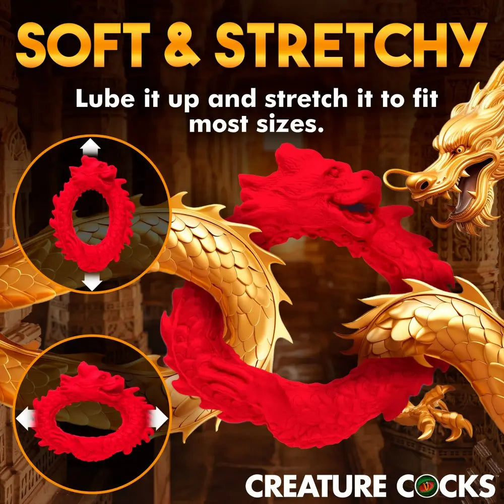 Rise of the Dragon Cock Ring Silicone Dragon Sex Toy  Silicone Toys