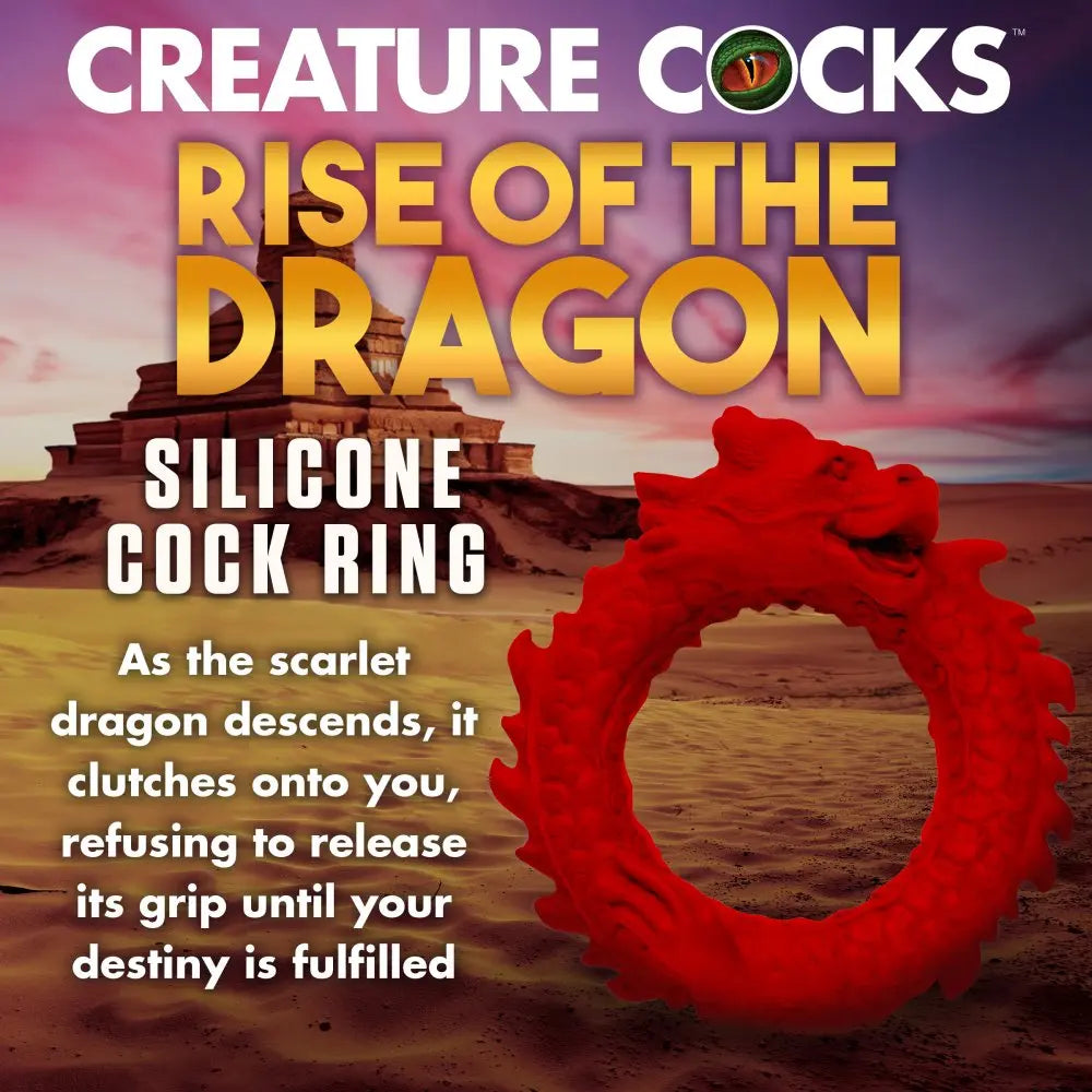 Rise of the Dragon Cock Ring Silicone Dragon Sex Toy  Silicone Toys