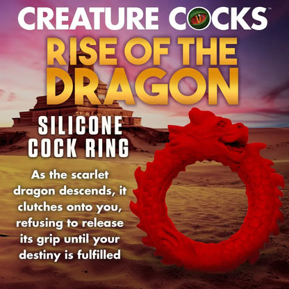 Rise of the Dragon Cock Ring Silicone Dragon Sex Toy  Silicone Toys