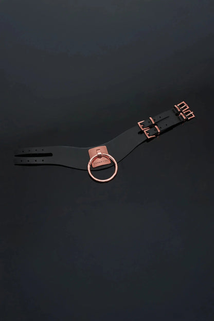 Rose Gold BDSM Collar Bondage Choker  Bondage Gear