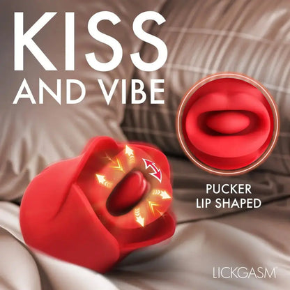 Rose Licker Sweet Kiss Kissing and Vibrating Clitoral Stimulator  Rose Toy