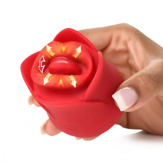 Rose Licker Sweet Kiss Kissing and Vibrating Clitoral Stimulator  Rose Toy
