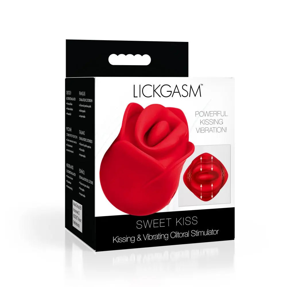 Rose Licker Sweet Kiss Kissing and Vibrating Clitoral Stimulator  Rose Toy