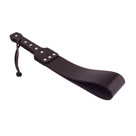 Rouge Folded Paddle Black  Fetish - Whips Crops & Paddles